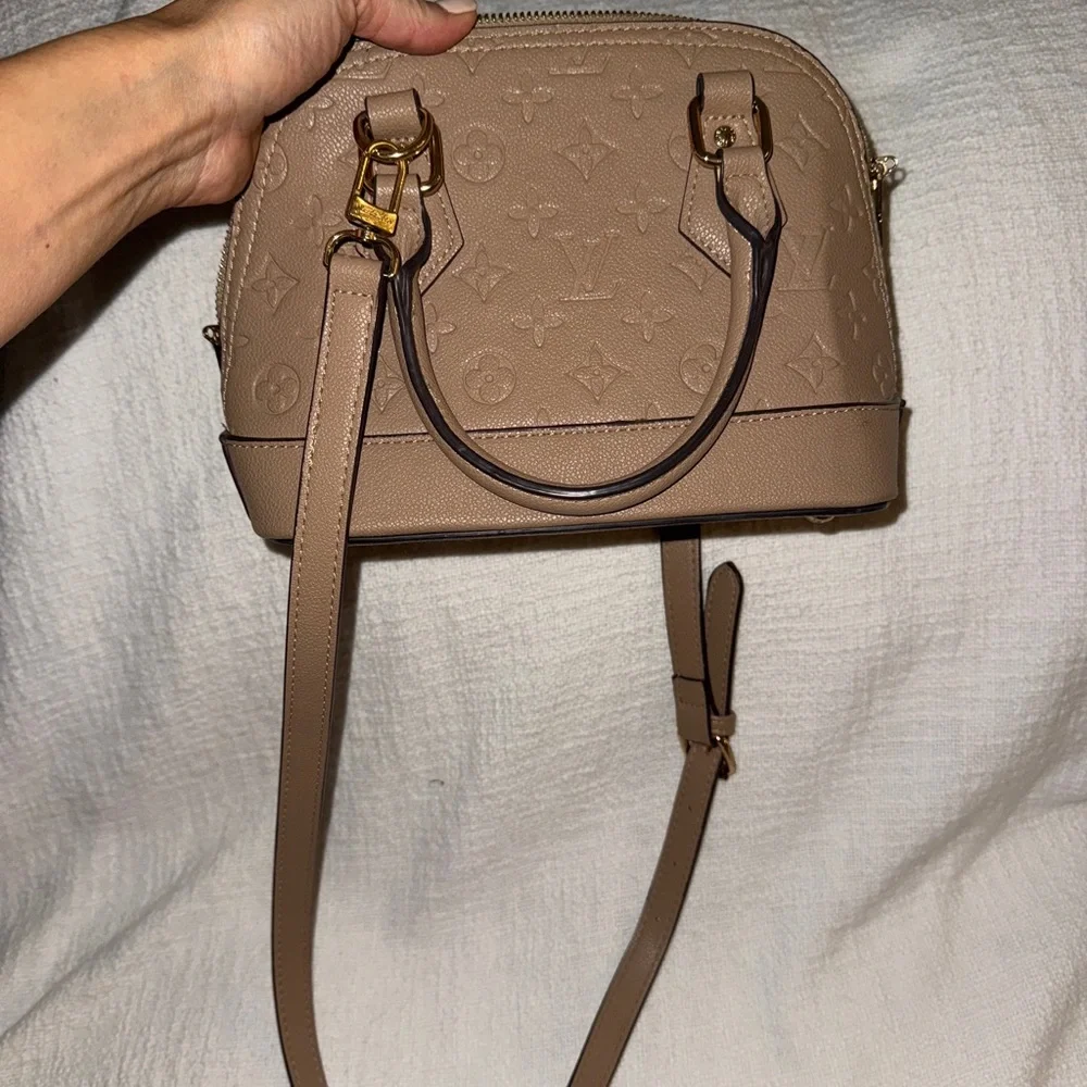 Elegant Taupe Mini Bag - Picture 3 of 5
